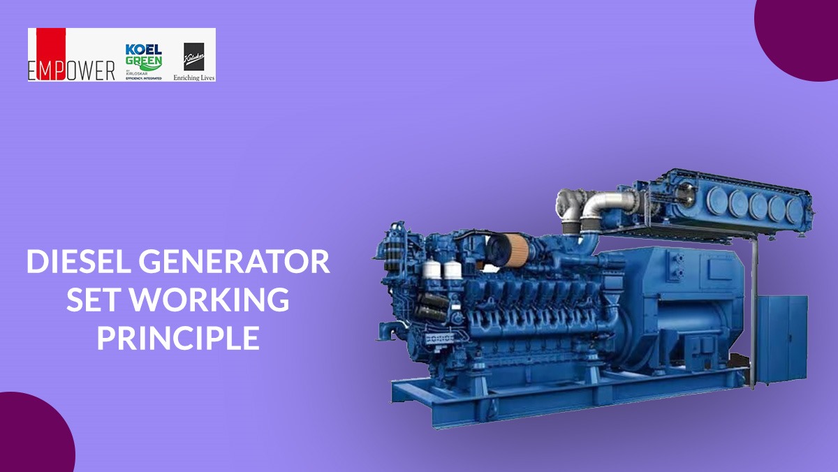 Diesel generator set working principle