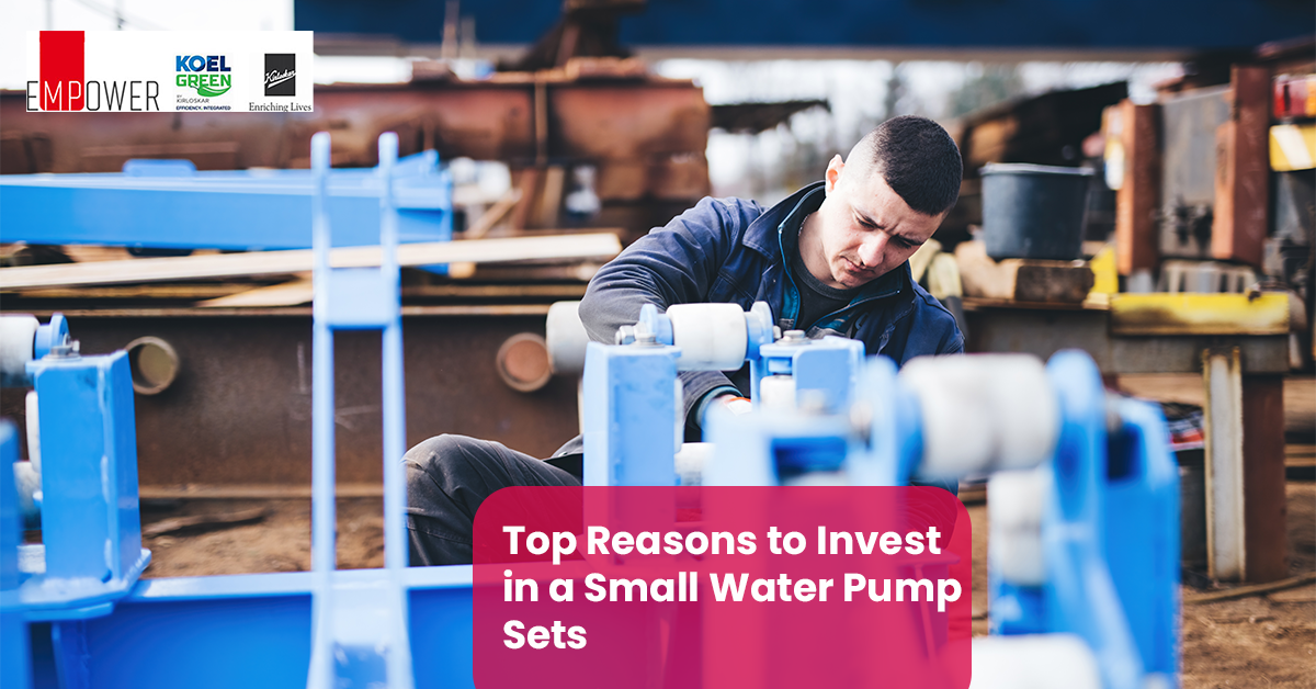 Top Reasons to Invest in a Small Water Pump Sets