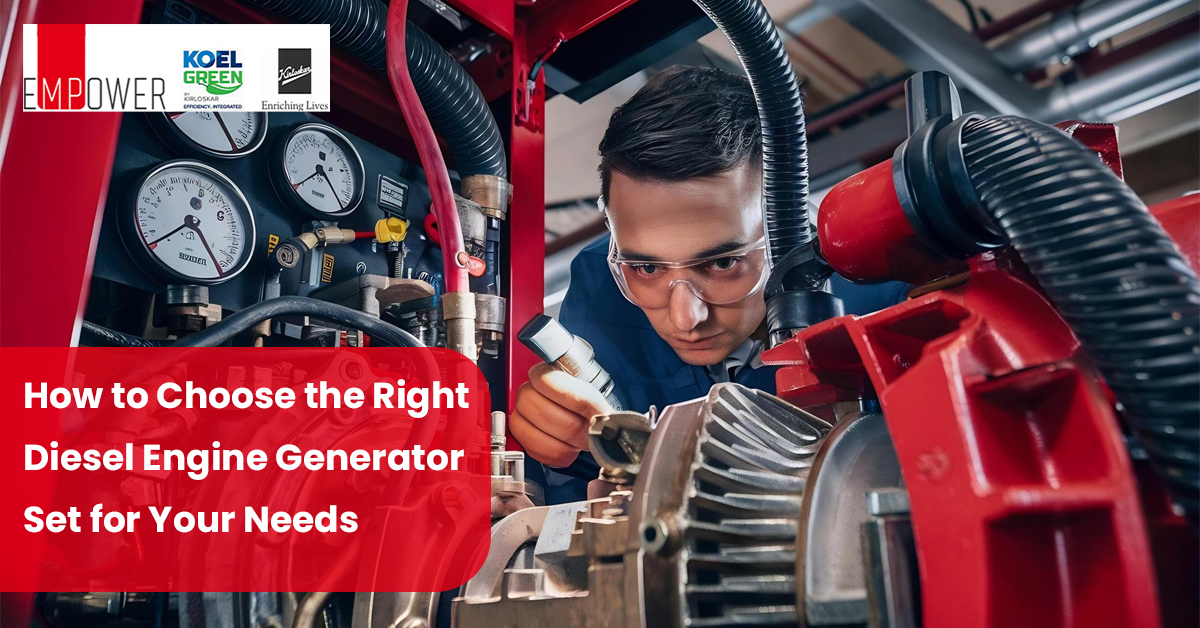 How to Choose the Right Diesel Engine Generator Set for Your Needs